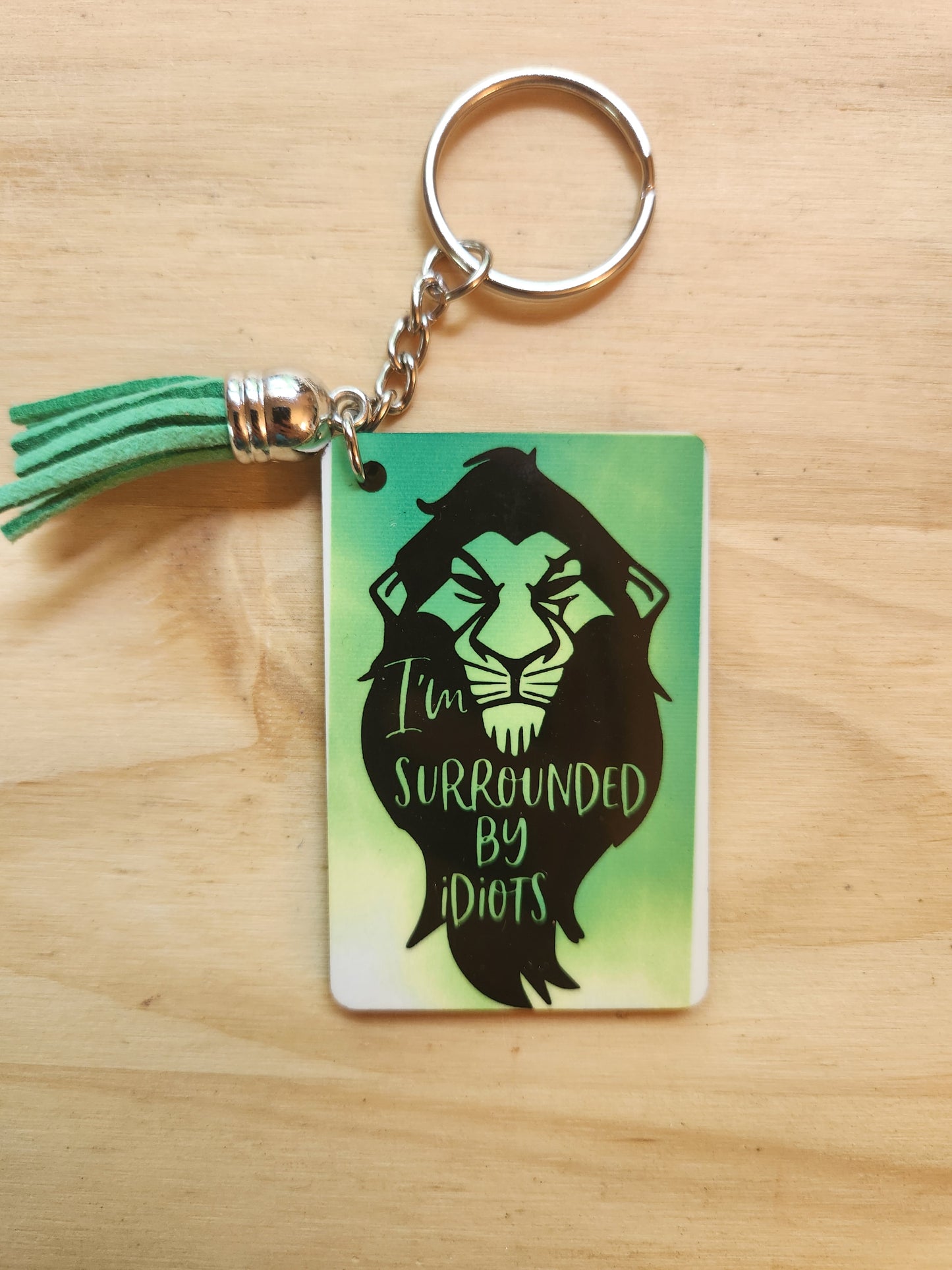 Surrounded By Idiots - Keychain