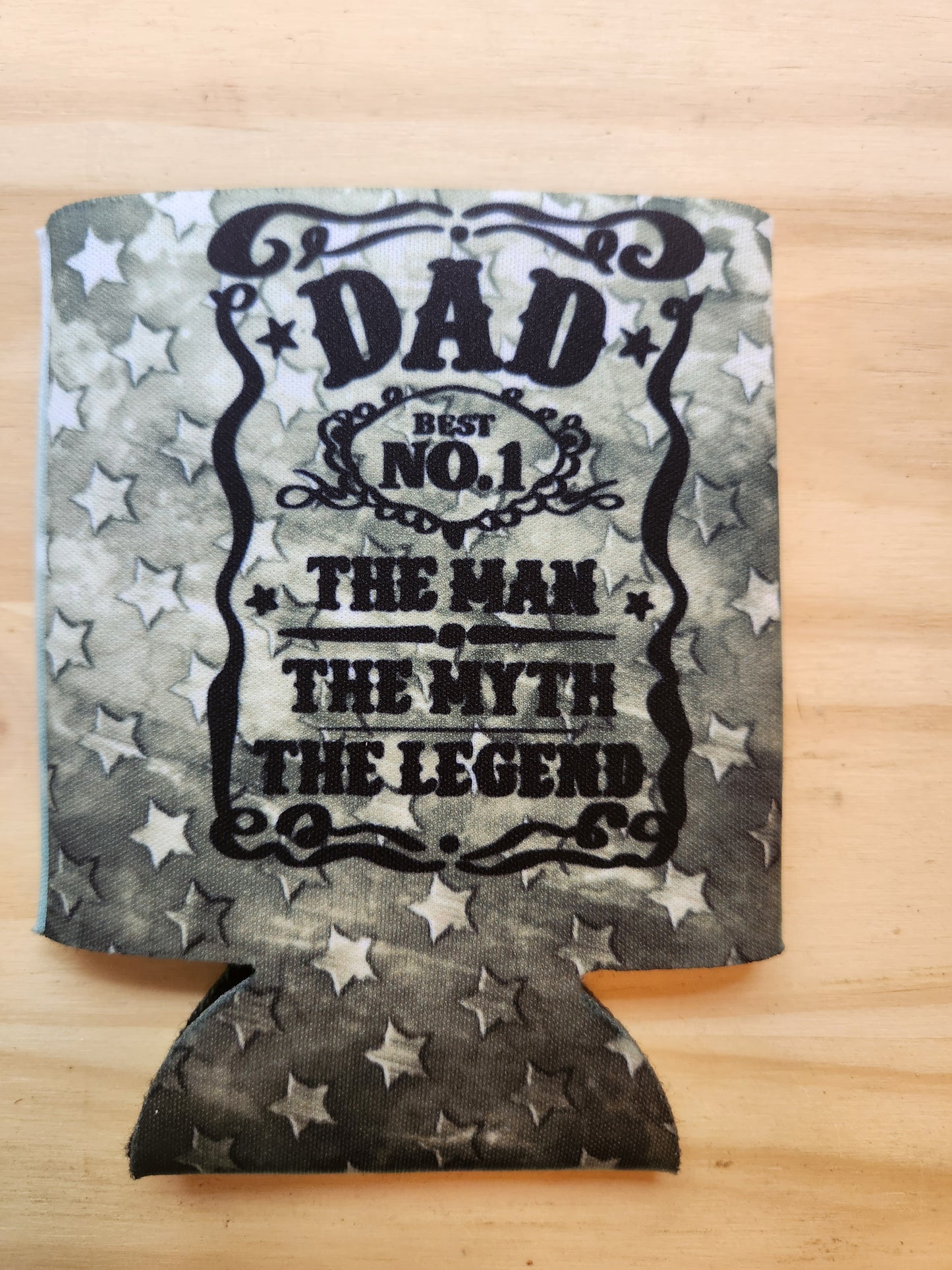 Dad No 1 The Man The Myth The Legend - Koozie