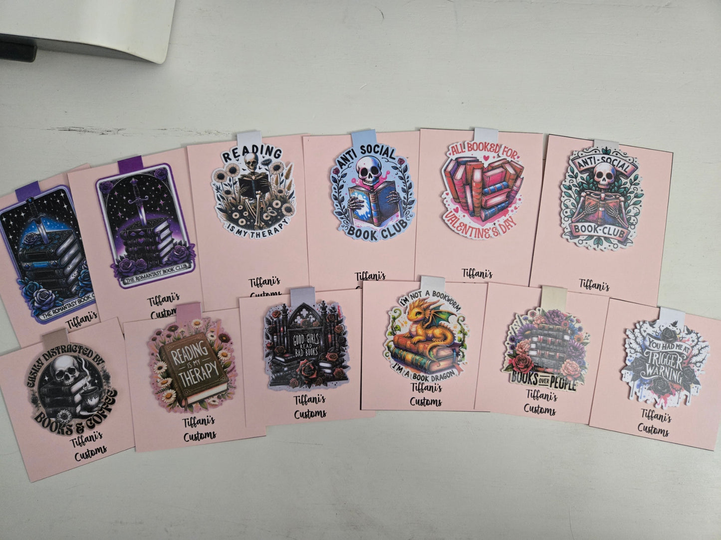 Romantasy Book Club Tarot Blue - Magnetic Bookmark