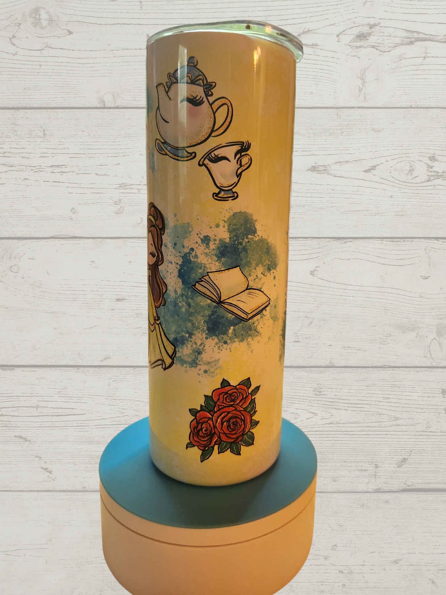 Beauty & Beast Watercolor - 20oz Tumbler