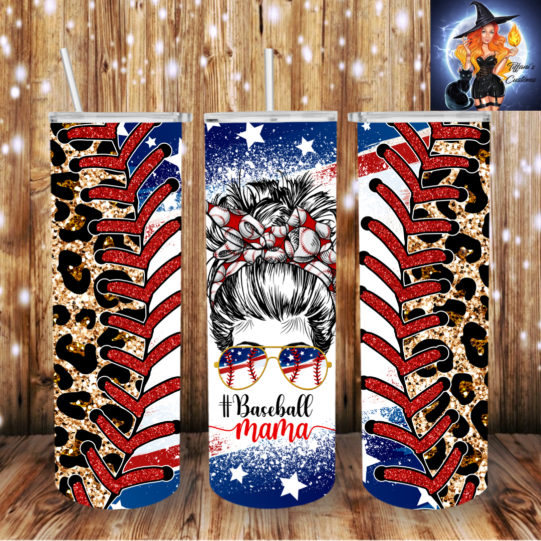 Baseball Mama - 20oz Tumbler