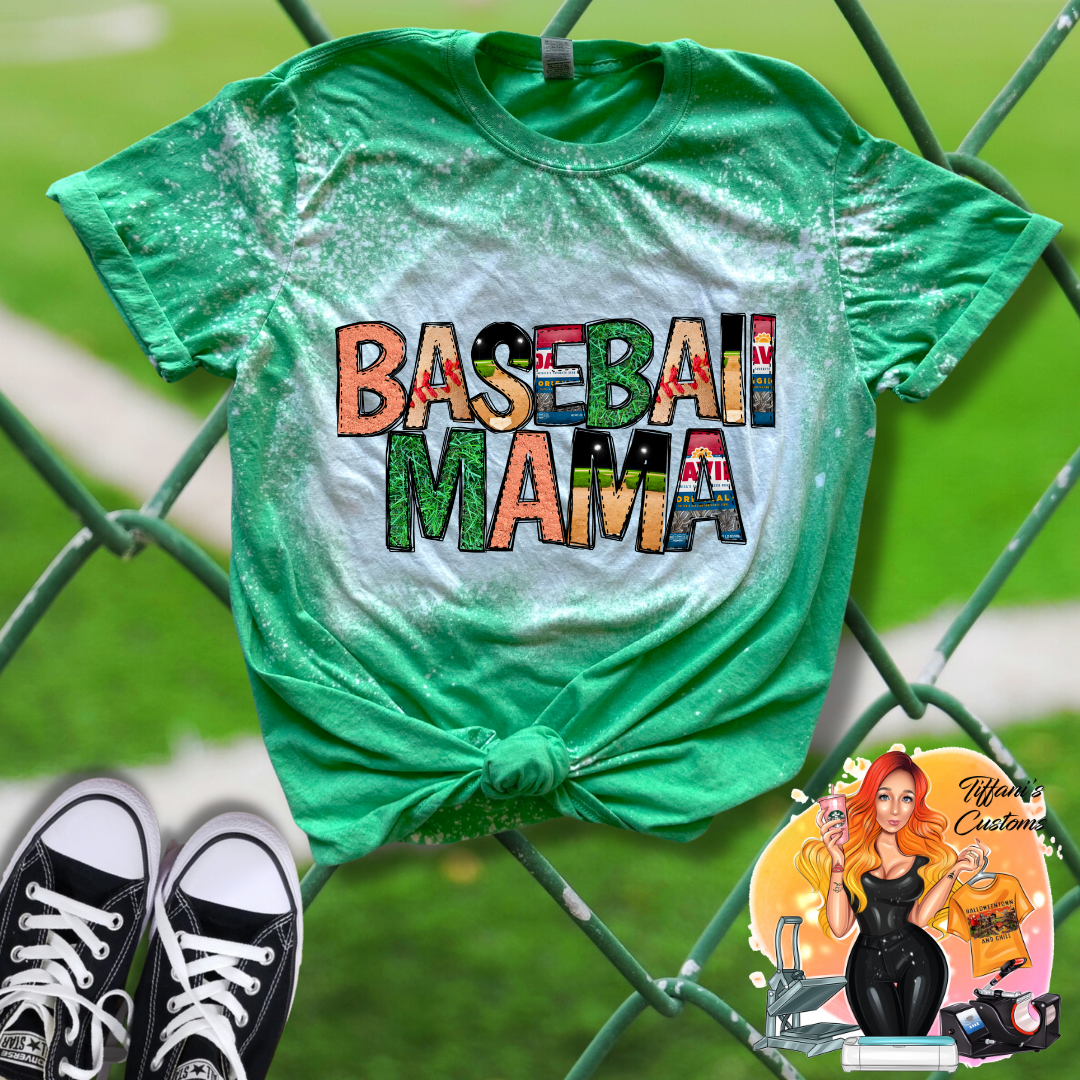Baseball Mama *Sublimation T-Shirt - MADE TO ORDER*