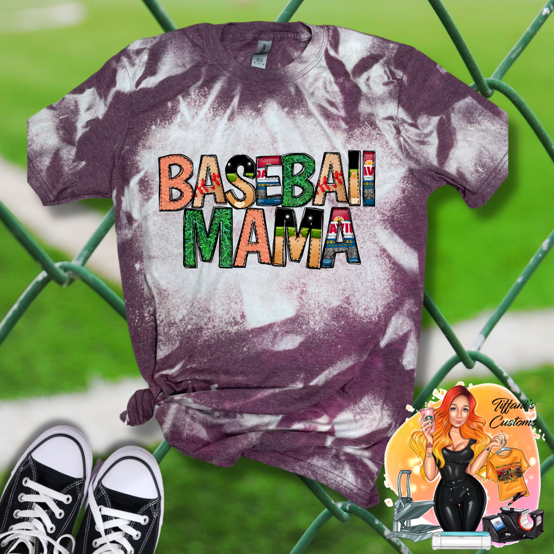 Baseball Mama *Sublimation T-Shirt - MADE TO ORDER*