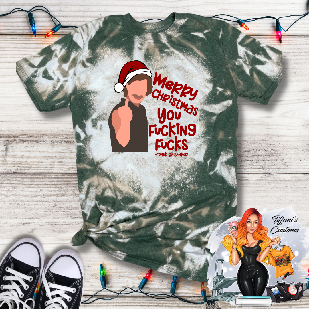 Merry Christmas You Fucking Fucks *Sublimation T-Shirt - MADE TO ORDER*