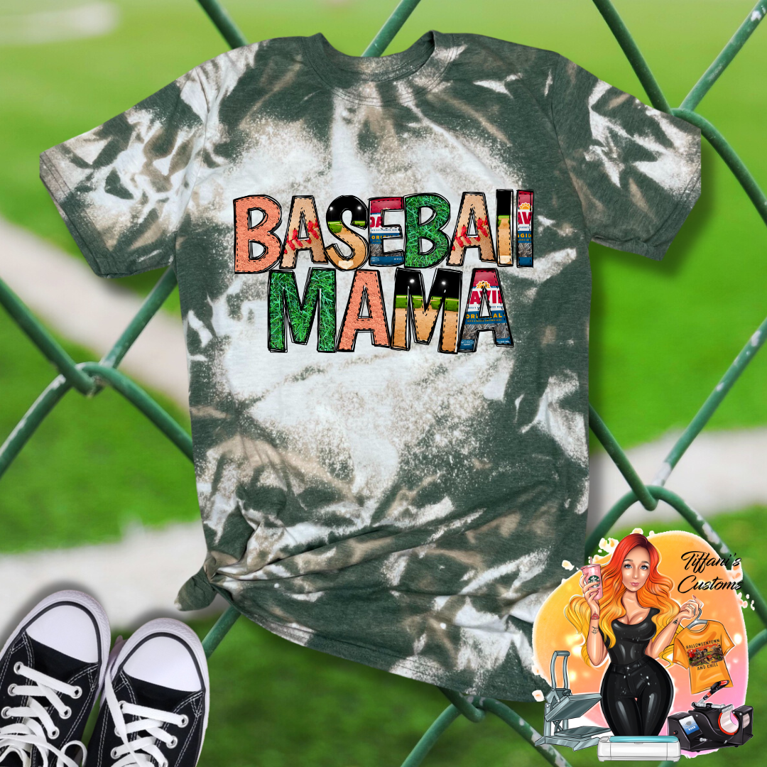 Baseball Mama *Sublimation T-Shirt - MADE TO ORDER*