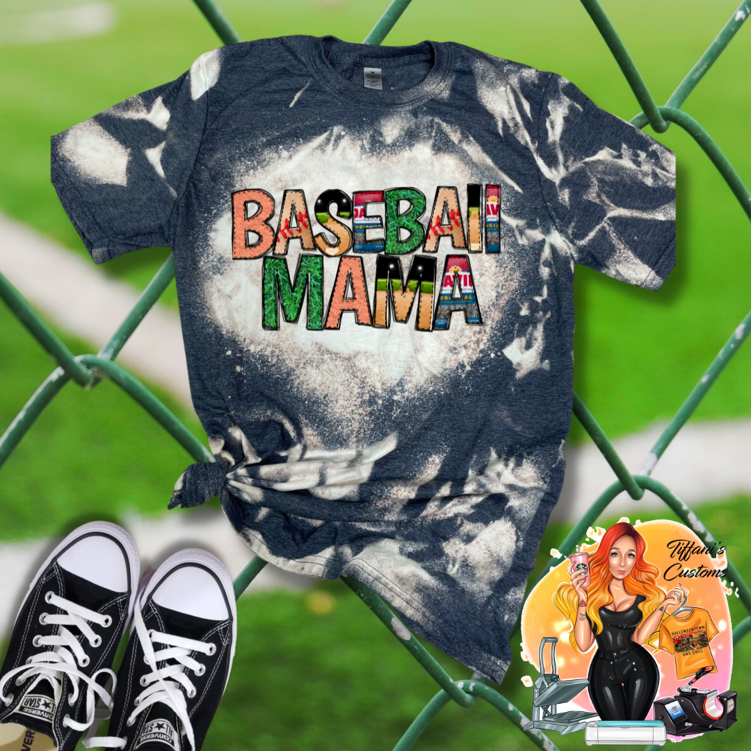 Baseball Mama *Sublimation T-Shirt - MADE TO ORDER*