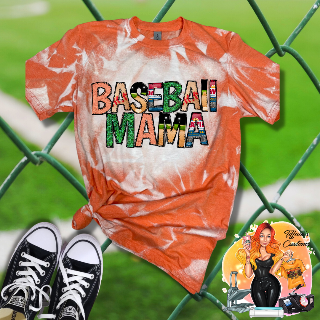 Baseball Mama *Sublimation T-Shirt - MADE TO ORDER*