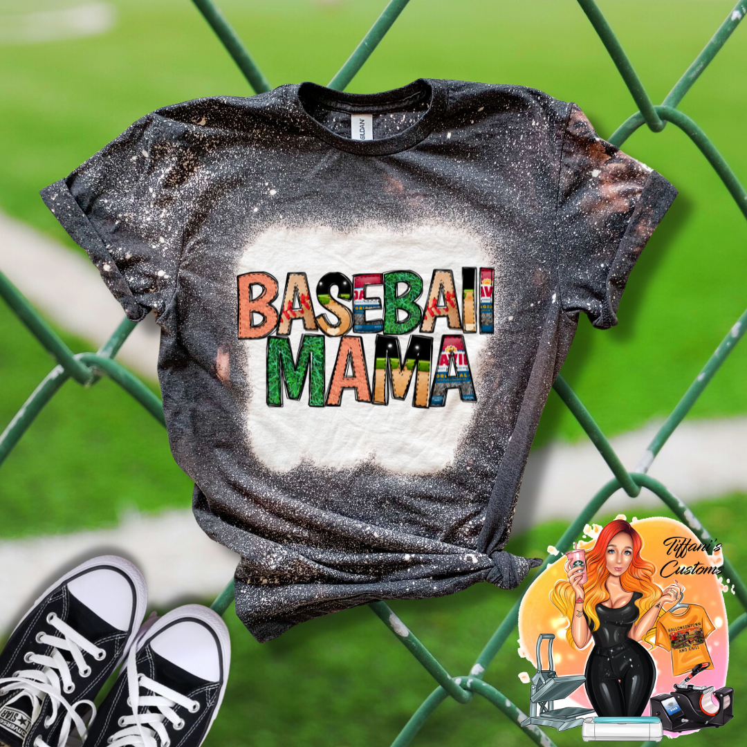 Baseball Mama *Sublimation T-Shirt - MADE TO ORDER*