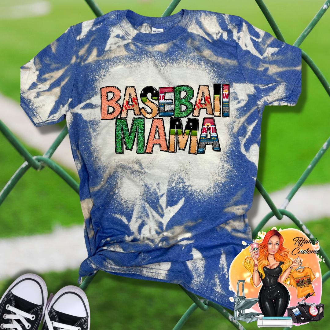 Baseball Mama *Sublimation T-Shirt - MADE TO ORDER*