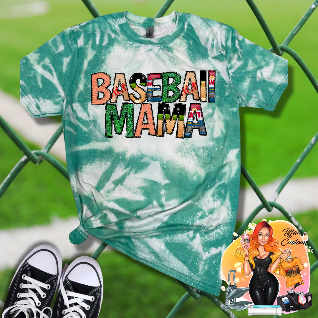Baseball Mama *Sublimation T-Shirt - MADE TO ORDER*