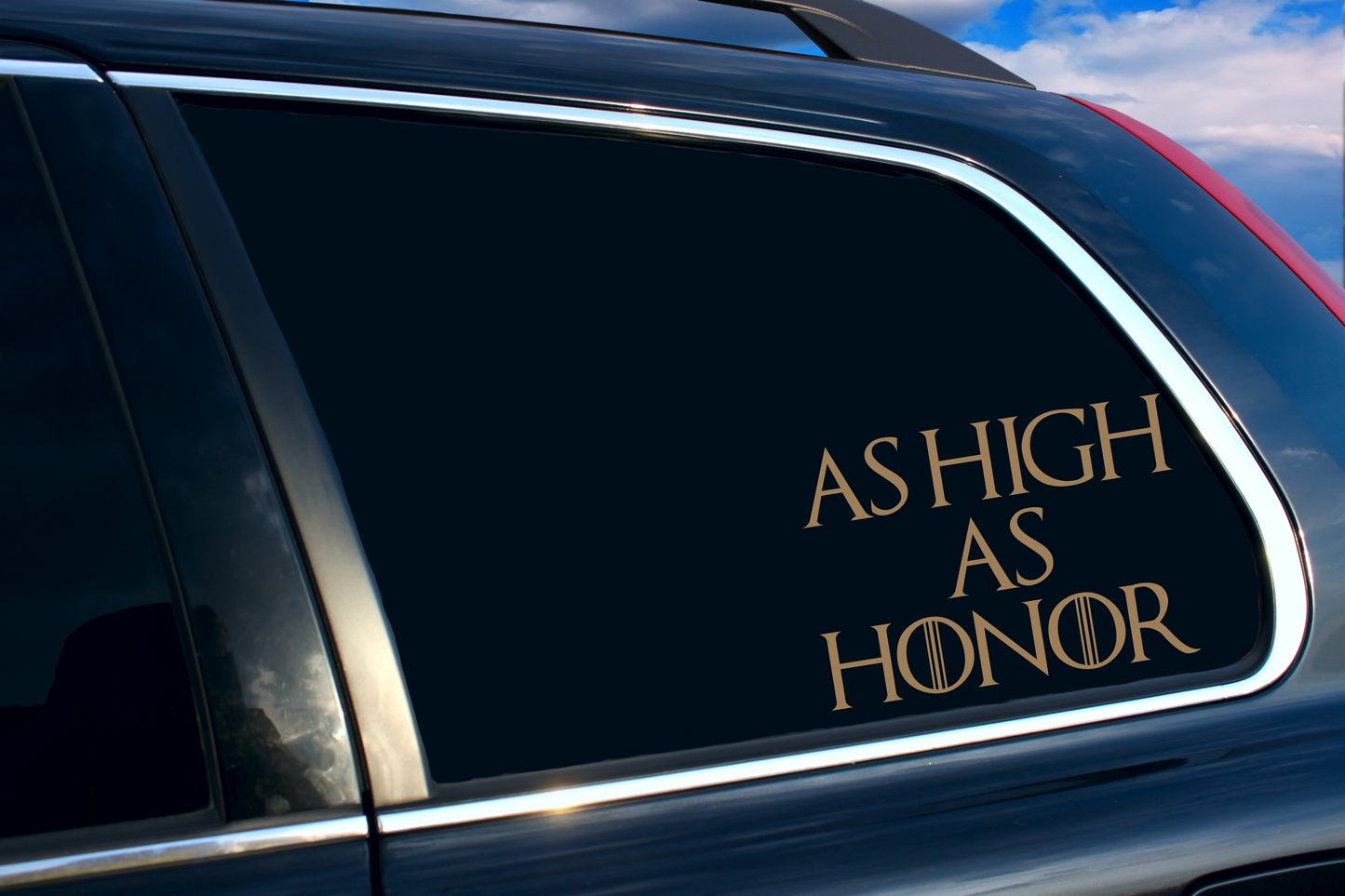 Vinyl Decal | GoT Inspired Falcon/As High As Honor| Cars, Laptops, Etc