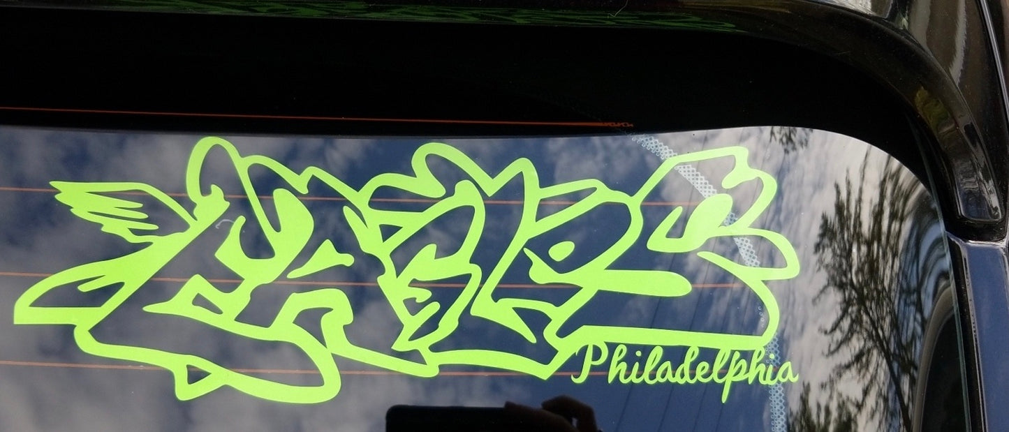 Vinyl Decal | Eagles Graffiti | Cars, Laptops, Etc.