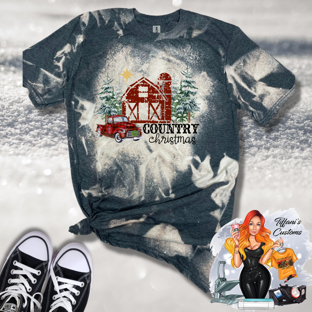 Country Christmas *Sublimation T-Shirt - MADE TO ORDER*