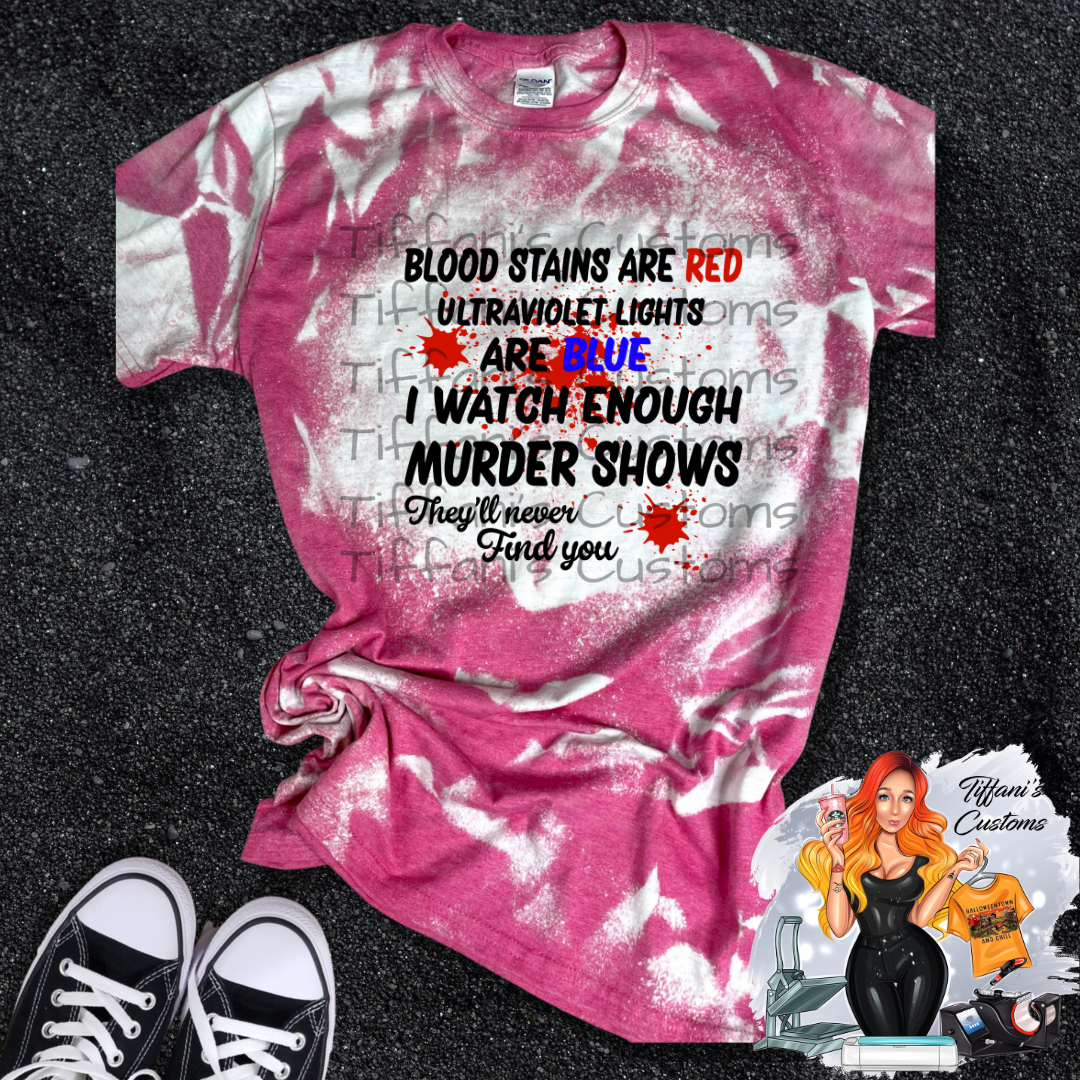 Blood Stains Are Red *Sublimation T-Shirt - MADE TO ORDER*