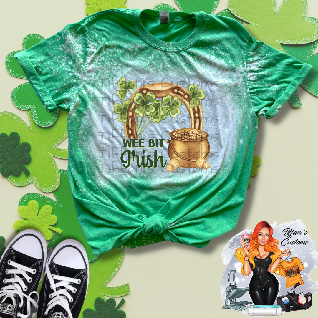 Wee Bit Irish *Sublimation T-Shirt - MADE TO ORDER*
