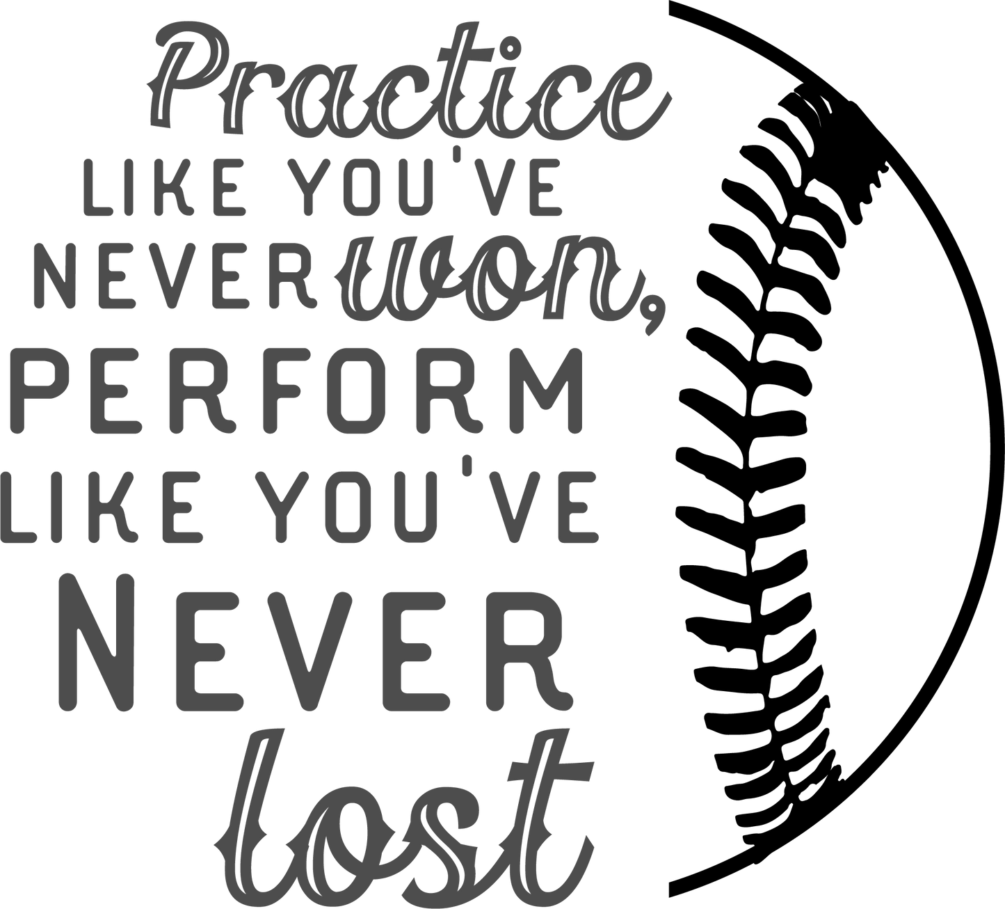 Vinyl Decal | Baseball Like You’ve Never Lost | Cars, Laptops, Etc.