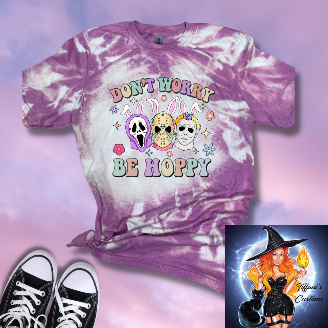 Don't Worry Be Hoppy *Sublimation T-Shirt - MADE TO ORDER*