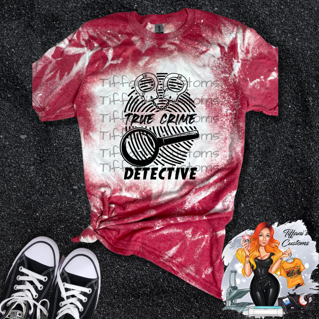 True Crime Detective *Sublimation T-Shirt - MADE TO ORDER*