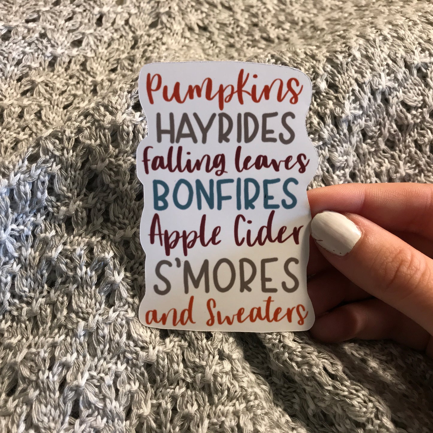 Sticker | Pumpkins Fall Things | Water bottles, Laptops, Etc