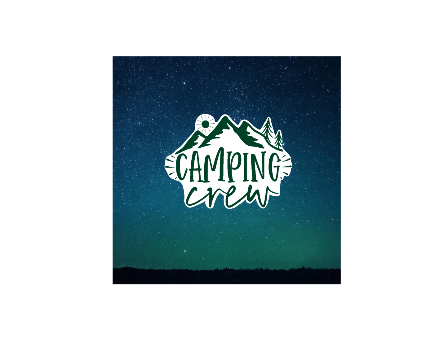 Sticker | Camping Crew | Water bottles, Laptops, Etc