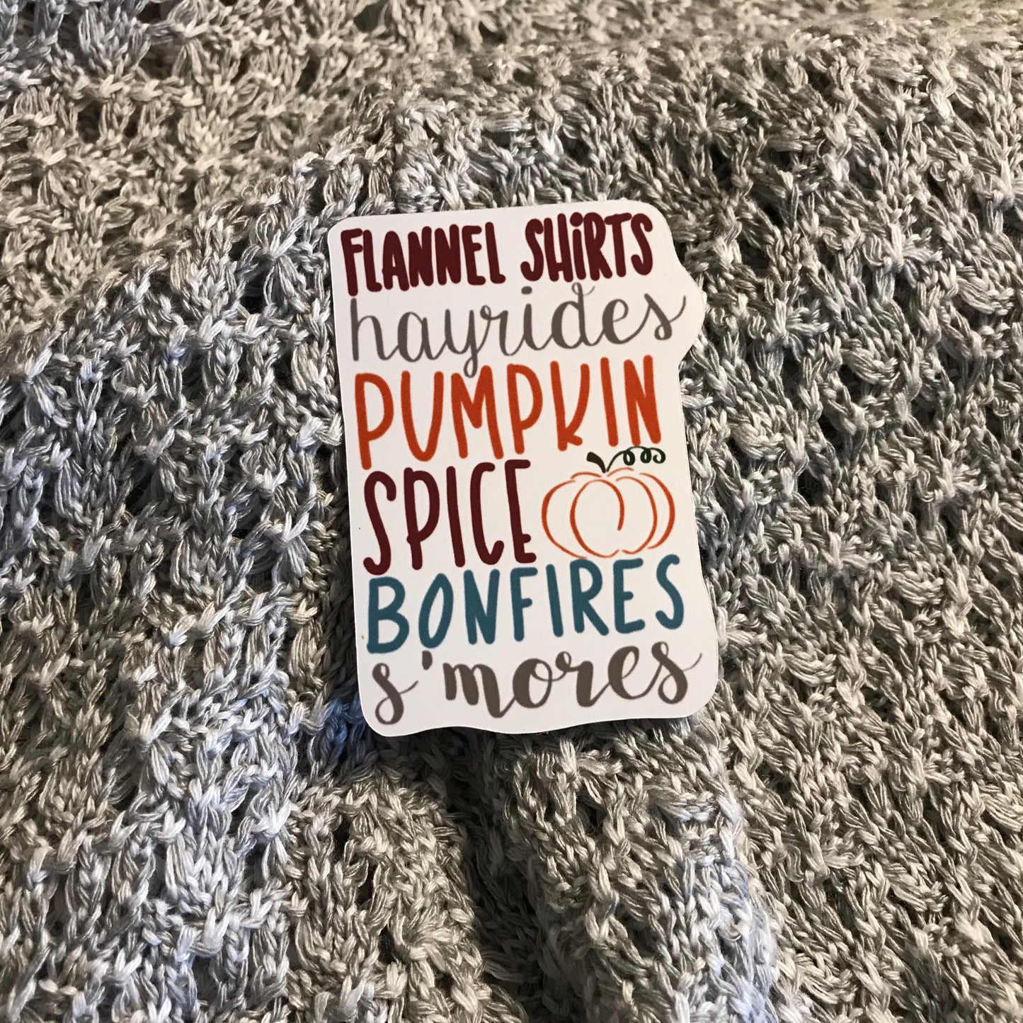 Sticker | Flannel Shirts Fall Things | Water bottles, Laptops, Etc