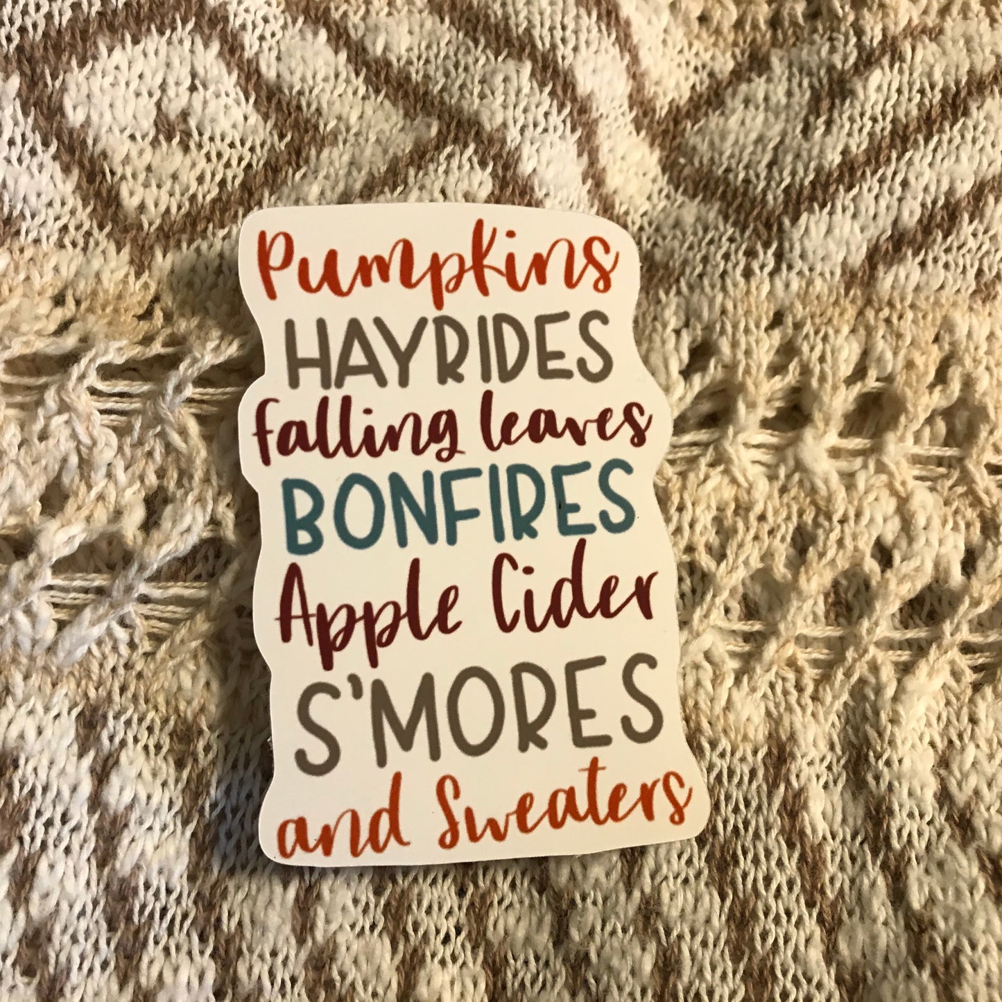 Sticker | Pumpkins Fall Things | Water bottles, Laptops, Etc