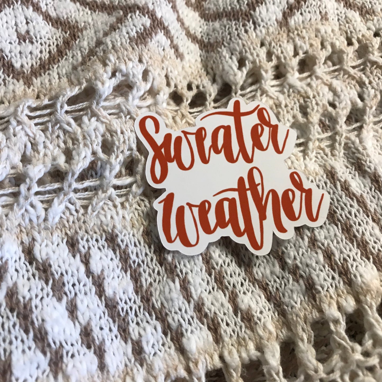 Sticker | Sweater Weather | Water bottles, Laptops, Etc