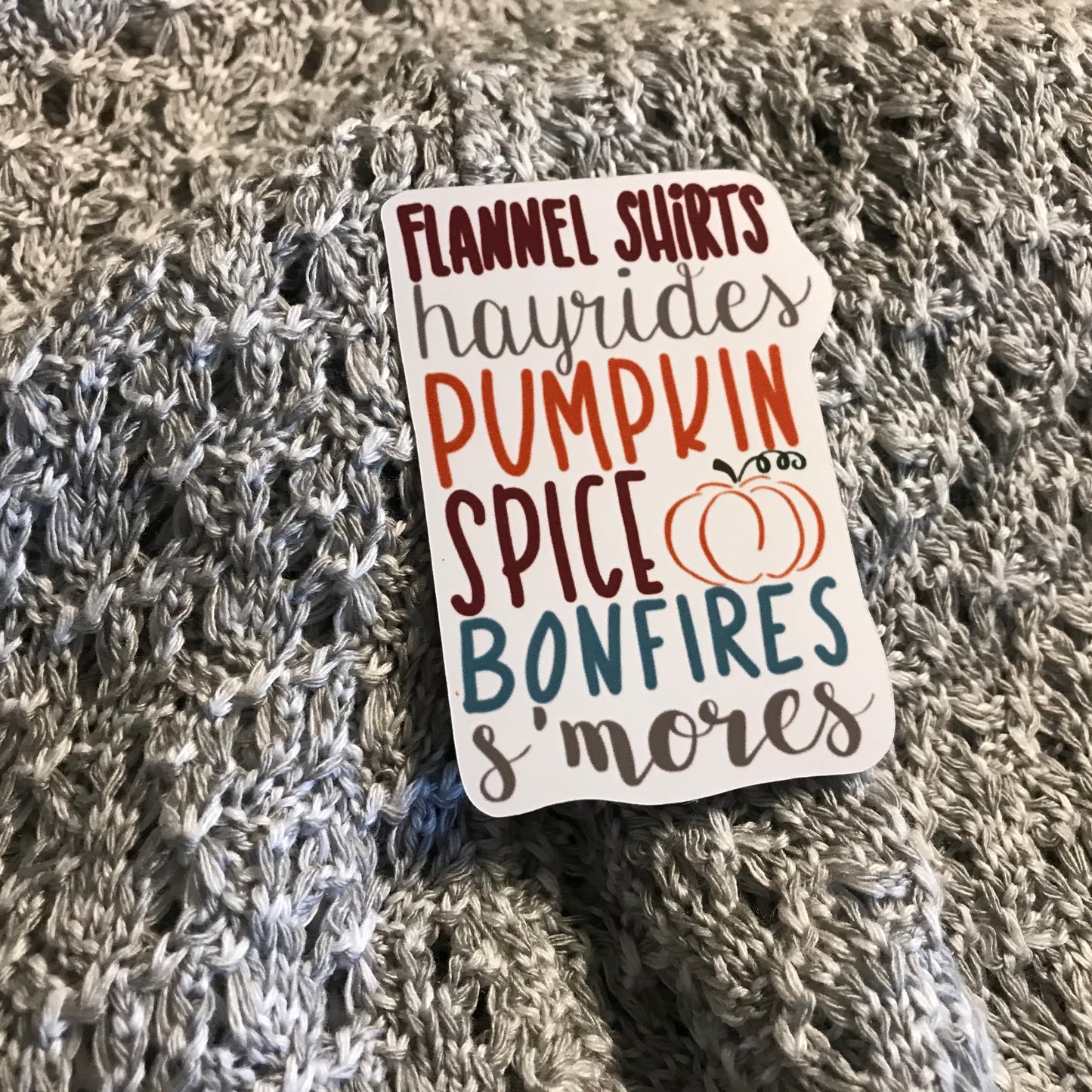 Sticker | Flannel Shirts Fall Things | Water bottles, Laptops, Etc
