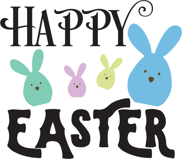 Vinyl Decal | Happy Easter | Cars, Laptops, Etc.
