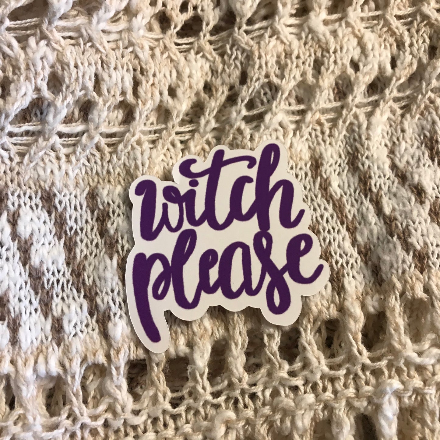 Sticker | Witch Please | Water bottles, Laptops, Etc