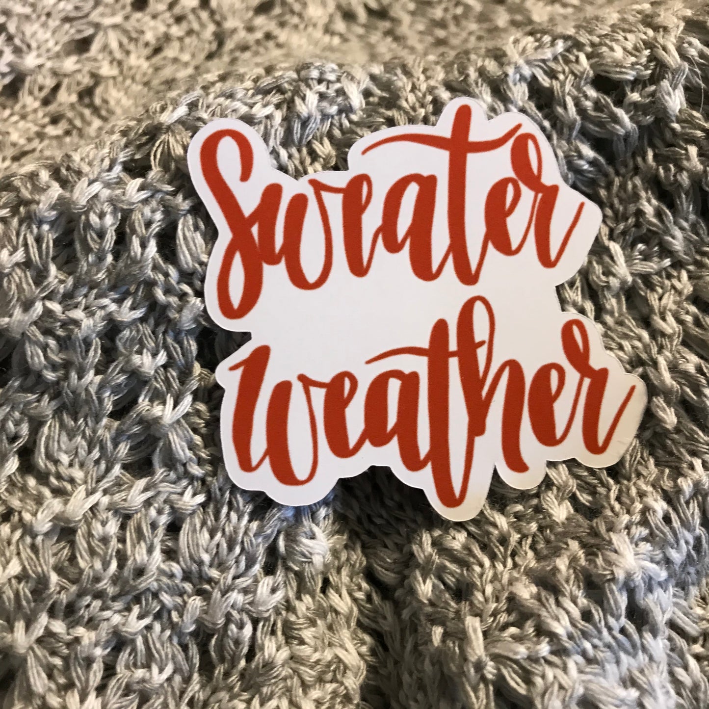 Sticker | Sweater Weather | Water bottles, Laptops, Etc