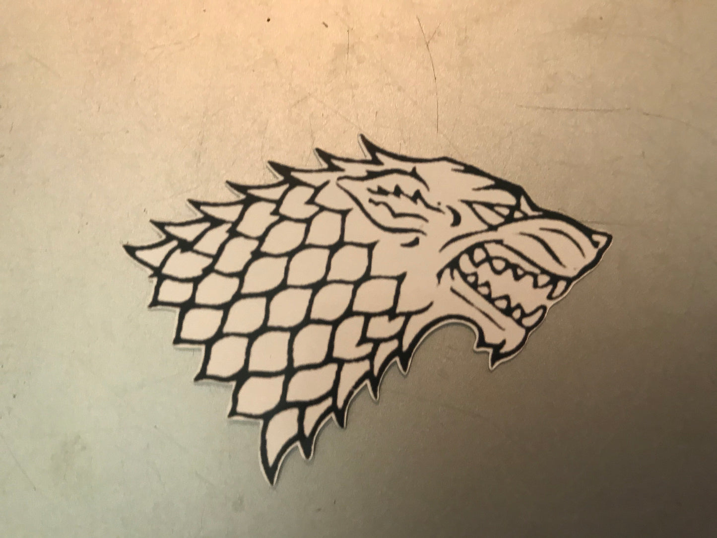 Sticker | GoT Inspired Dire Wolf | Water bottles, Laptops, Etc