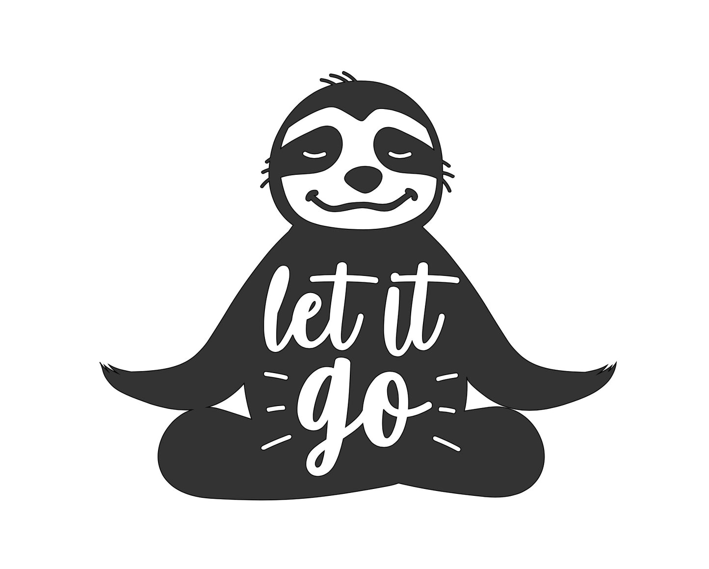 Vinyl Decal | Let It Go | Cars, Laptops, Etc.