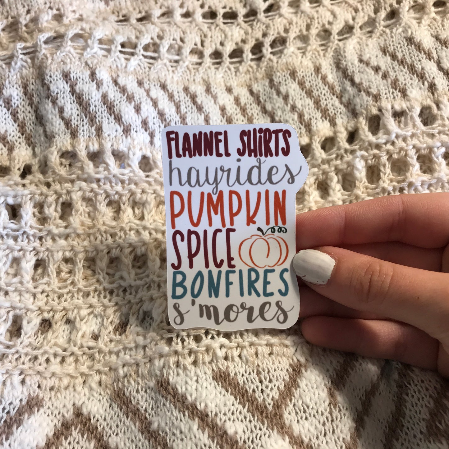 Sticker | Flannel Shirts Fall Things | Water bottles, Laptops, Etc