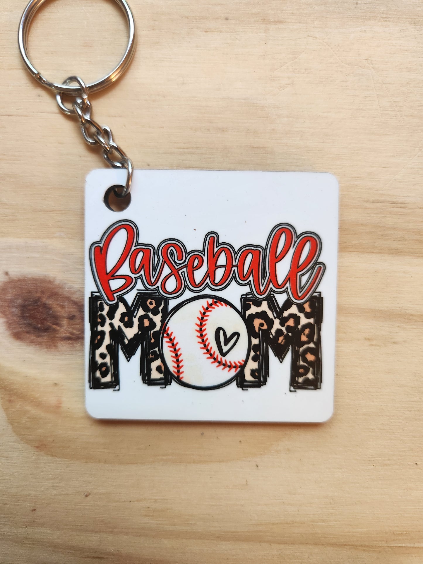 Baseball Mom - Keychain