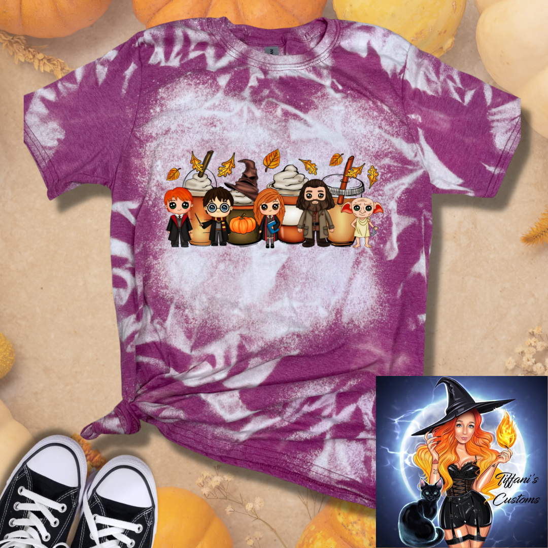 Wizard Fall Coffee *Sublimation T-Shirt - MADE TO ORDER*