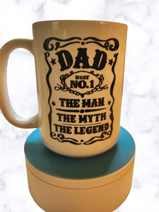 Dad No. 1 - 15oz Mug