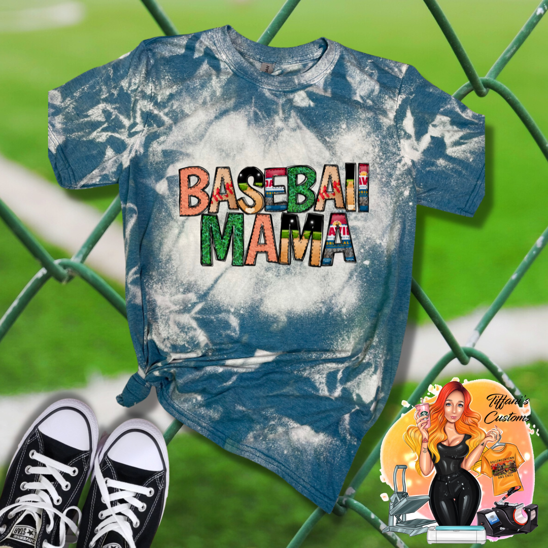 Baseball Mama *Sublimation T-Shirt - MADE TO ORDER*