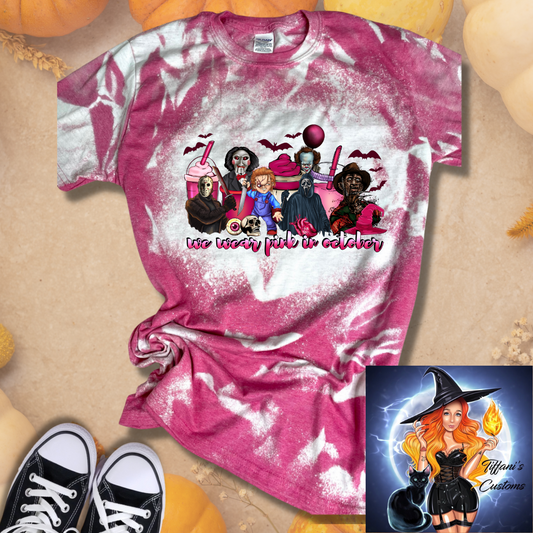 October Pink Horror Coffee *Sublimation T-Shirt - MADE TO ORDER*