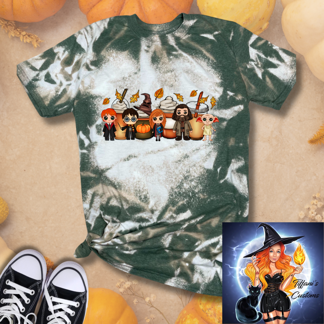 Wizard Fall Coffee *Sublimation T-Shirt - MADE TO ORDER*