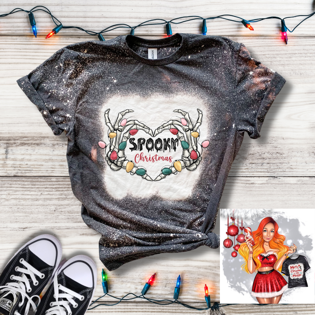 Spooky Christmas *Sublimation T-Shirt - MADE TO ORDER*