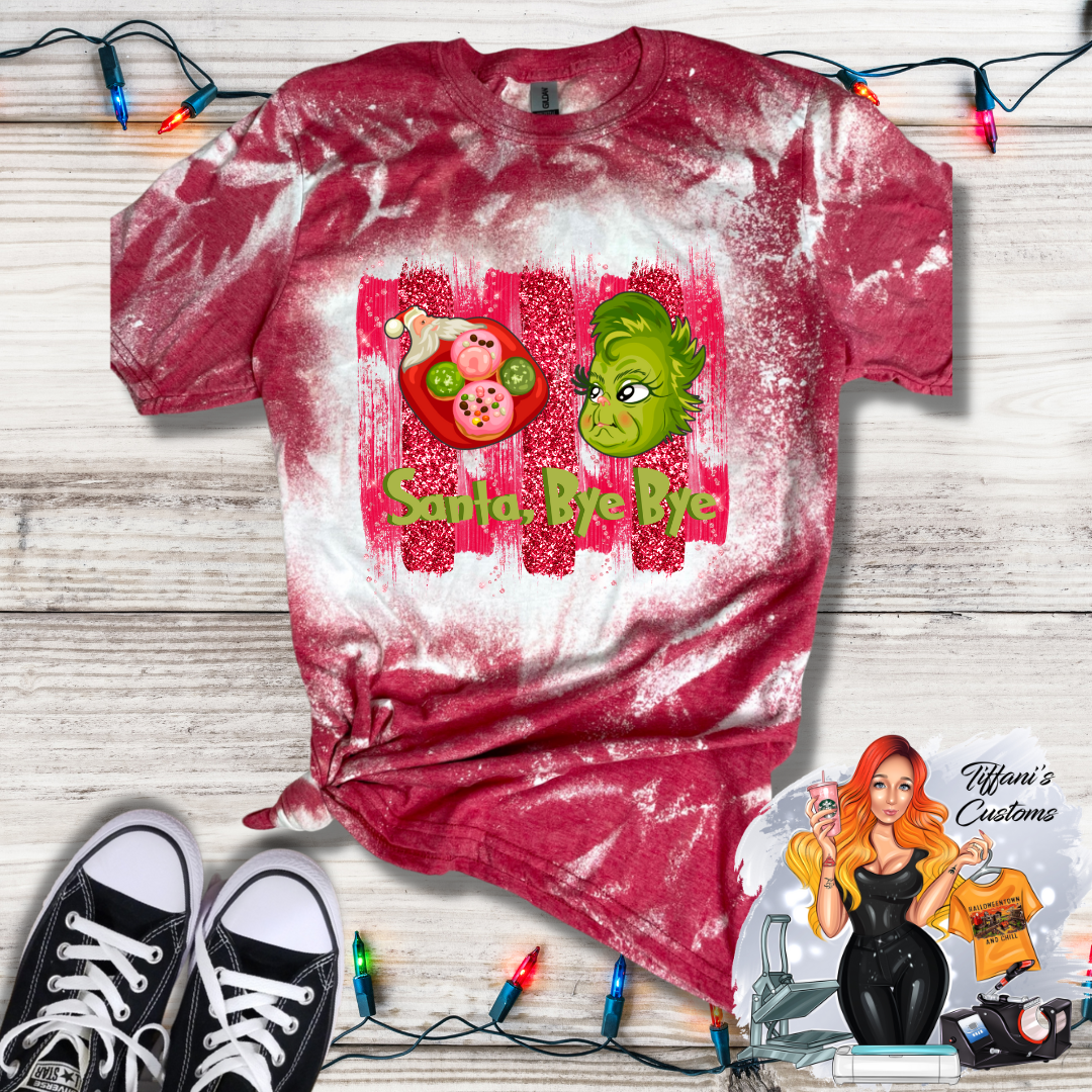 Santa Bye Bye *Sublimation T-Shirt - MADE TO ORDER*