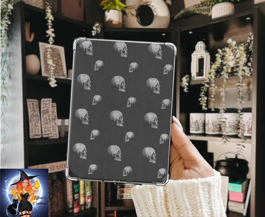 Skulls  | Kindle Insert for Clear Case | Optional Lamination
