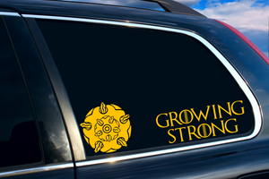 Vinyl Decal | GoT Inspired Rose/Growing Strong| Cars, Laptops, Etc