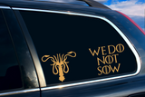Vinyl Decal | GoT Inspired Kraken/We do not sow | Cars, Laptops, Etc