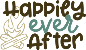 Vinyl Decal | Happily Ever After | Cars, Laptops, Etc.