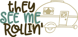 Vinyl Decal | They See Me Rollin | Cars, Laptops, Etc.