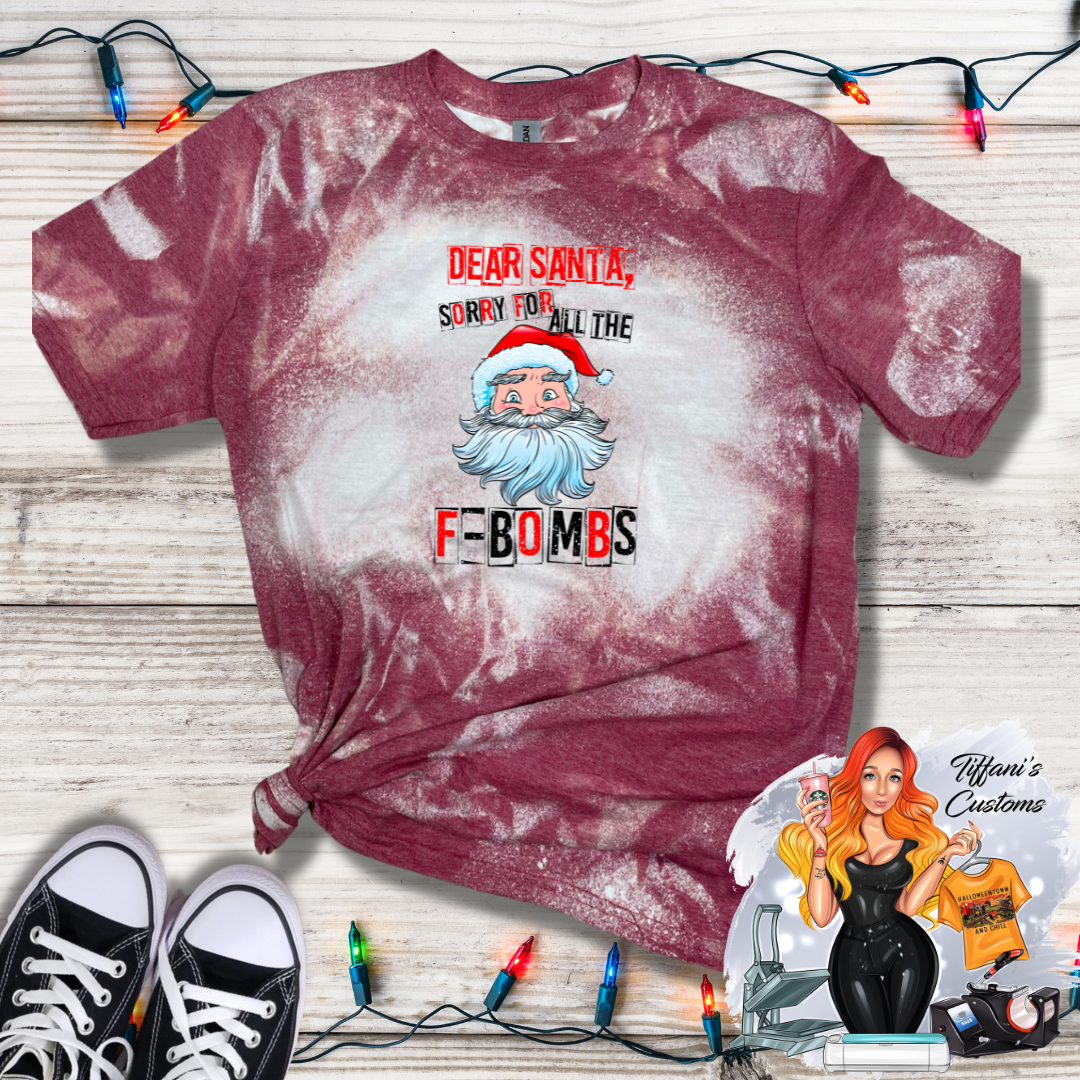 Santa F-Bombs *Sublimation T-Shirt - MADE TO ORDER*