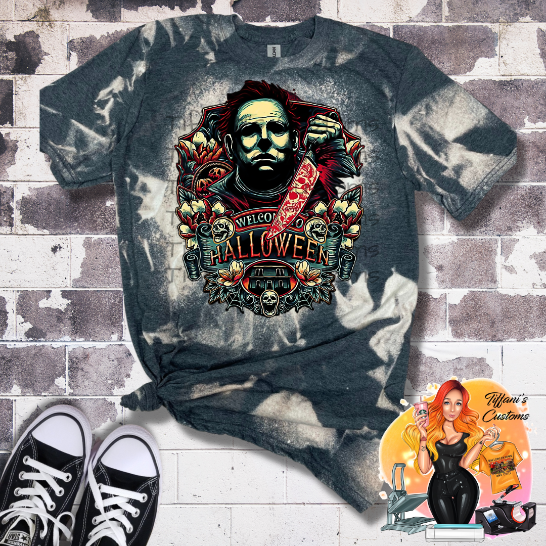 Welcome To Halloween *Sublimation T-Shirt - MADE TO ORDER*