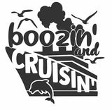 Vinyl Decal | Boozin and Cruisin | Cars, Laptops, Etc.